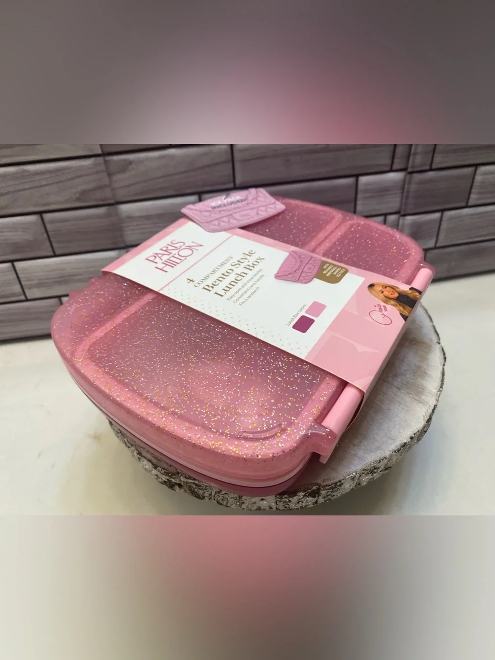 Paris Hilton ❤️Bento style Lunch Box WITH REUSABLE ICE PACK New